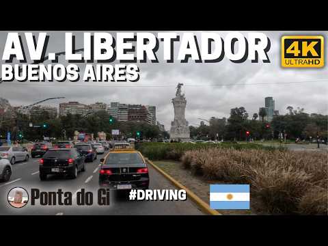 Buenos Aires desde Avenida Libertador | Un recorrido por la ciudad #DRIVING 4K 2026 - ARGENTINA
