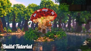 Minecraft How To Build A Mushroom House Tutorial | Part 1