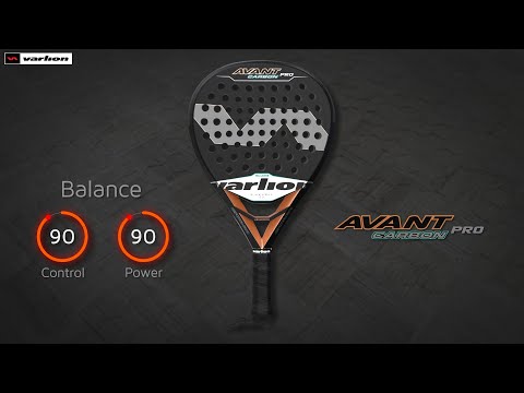Pala de pádel Varlion – Avant Carbon Pro Black 2.0