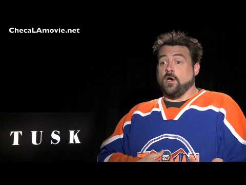 Kevin Smith talks about his horror comedy movie "Tusk". Blooper at the end.