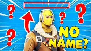 Having NO NAME In Fortnite!? (Funny Fortnite Teammate Trolling)