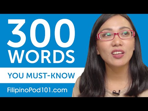300 Words Every Filipino Beginner Must Know