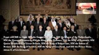 HM Queen Elizabeth II World Sovereign Monarch Lunch at Windsor Castle May 18 2012