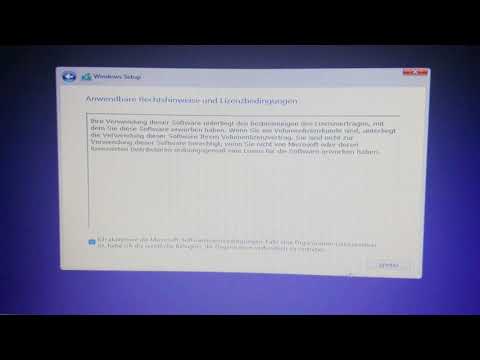 Windows 11 Installation mit USB Stick und Bypass
