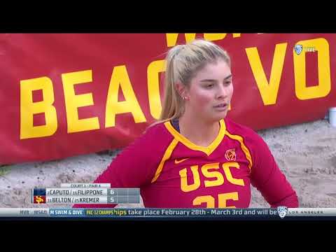 Pepperdine at USC - NCAA Women's Beach Volleyball (Feb 28th 2018)