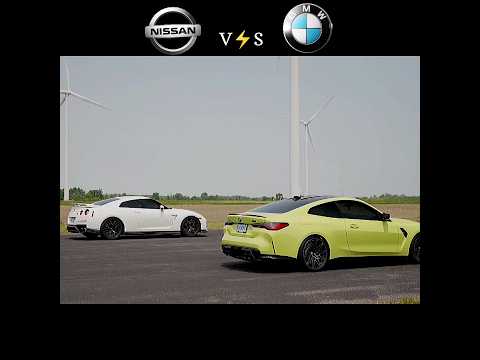 BMW M4 VS NISSAN GTR R35☠️