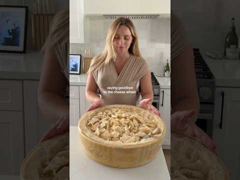 Saying goodbye to the cheese wheel 😭🧀