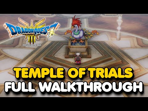 How To Complete All TEMPLE OF TRIALS Rooms In Dragon Quest 3 HD 2-D Remake (Full Guide)