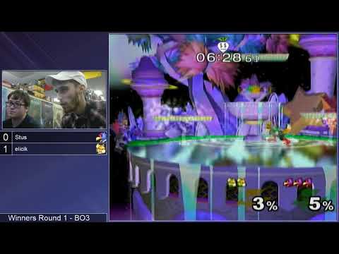 GSS 110 SSBM - elicik (Fox) vs. Stus (Falco) - Melee WR2