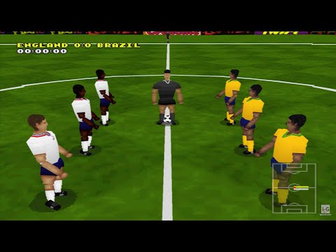 Actua Soccer - PS1 Gameplay (4K60fps)