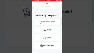How to delete an account in StubHub app