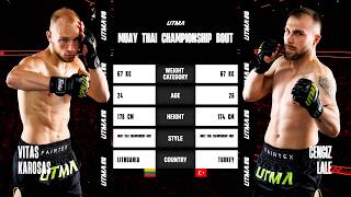 VITAS KAROSAS vs CENGIZ LALE | FULL FIGHT | UTMA 18