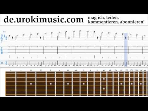 Gitarre Lernen Passenger - Let Her Go Tabulatur Teil#1 Übungen um-i995