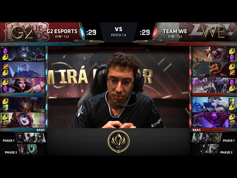 G2 Zven KogMaw VS WE Mystic Ashe  Highlights   2017 MSI Group Stage D2 G2 Esports vs Team WE