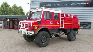 Mercedes-Benz Unimog U 5000 4x4 - (type 437.4) 4000 ltr -Winch, Winch -Feuerwe fire truck | Image 4 - Autoline