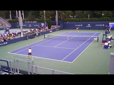 Eva Lys Vs. Simona Waltert US Open Tennis Qualifiers