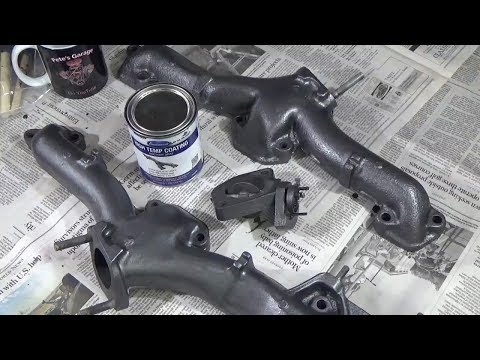 Exhaust Manifold Coating with Eastwood High Temp Coating