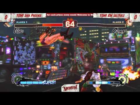 WB Round 2: YOMI Shin Phoenix (Vega) vs. YOMI RM SaltFace (Cammy) - USF4; Capcom/Anime Week 1