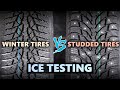 Winter Tires VS Studded Tires ❄ What's better on ICE?