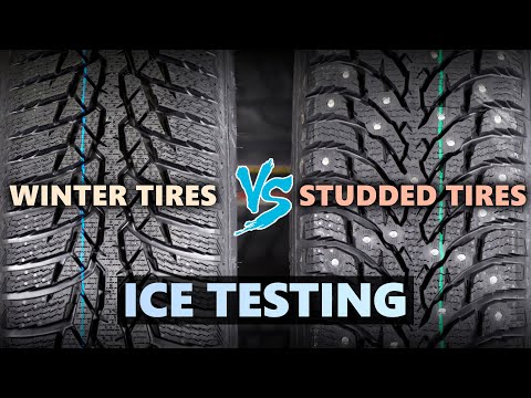 Winter Tires VS Studded Tires ❄ What's better on ICE?
