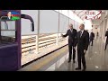 President Ilham Aliyev Viewed Conditions Created At Bakmil Station Of Baku Metro After Major Overhau