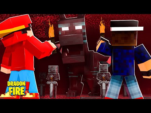 THE FIRST EVER WITHER SKELETON DRAGON - Dragon Fire!