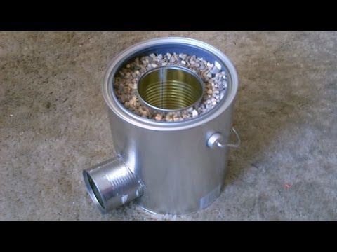 Homemade TIN CAN Rocket Stove - DIY Rocket Stove - Awesome Stove! - EASY instructions!