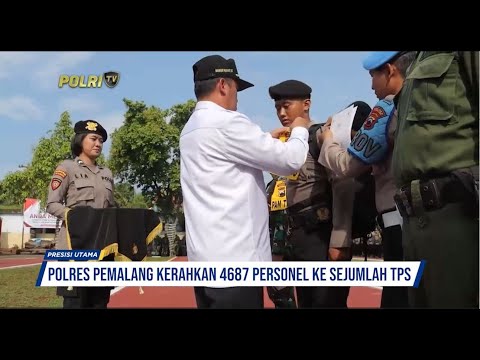 POLRES PEMALANG BARELANG MELAKUKAN PENGAMANAN PEMILU