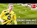 Erling Haaland - 34 Goals in Only 36 Matches