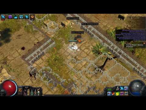 Path Of Exile 2.6 - windripper  split arrow testing T11 map