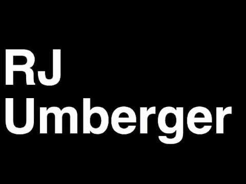 How to Pronounce RJ Umberger Columbus Blue Jackets NHL Hockey Player Runforthecube