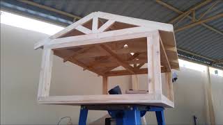 Birds feeding shade (Barn style)