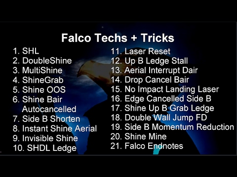 2017 Melee Techs Guide: Falco Melee Tricks