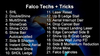 2017 Melee Techs Guide: Falco Melee Tricks
