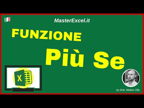 MasterExcel.it | Tutorial Funzione Più Se Excel: La Nuova Funzione Se Excel con Più Condizioni