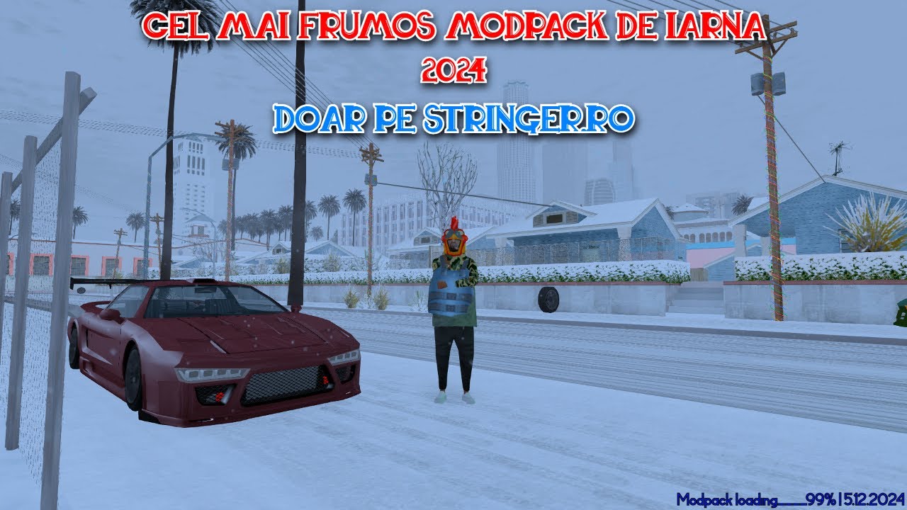 WINTER MODPACK v2 (MODPACK DE IARNA) SAMP MEDIUM HIGH PC 2024 BY