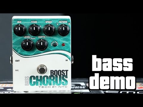 Tech 21 Bass Boost Chorus USA – Bass Chorus & Boost Pedal – Very Good Condition image 5