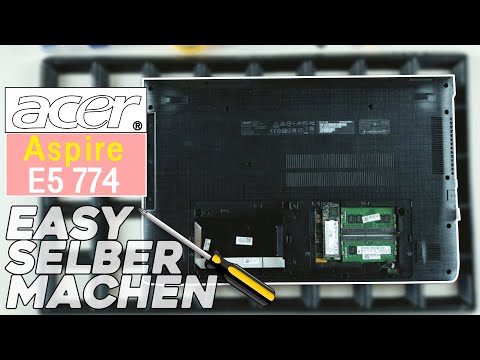 Acer Aspire E5-774 von Innen – RAM, SSD, Akku, Lüfter wechseln - Guide