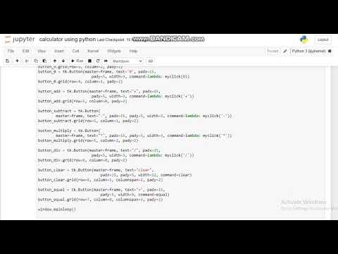 Technohacks Edutech Python Development Task1 Calculator Using Python
