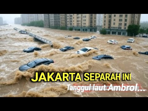 Jakarta dikepung Banjir Hari ini  Permukiman Terendam, Jalan Lumpuh