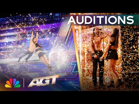 Duo Stardust Refuses To Give Up And Earns A GOLDEN BUZZER From Sofía Vergara! | AGT 2025
