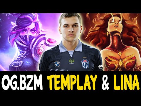 OG.BZM - Templar Assassin & Lina MID ( 2 Games ) | Dota 2 Pro Players Clips