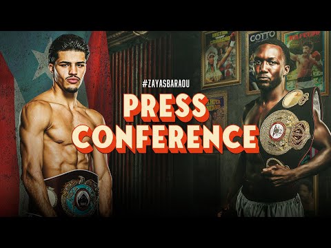 Xander Zayas vs Abass Baraou | PRESS CONFERENCE