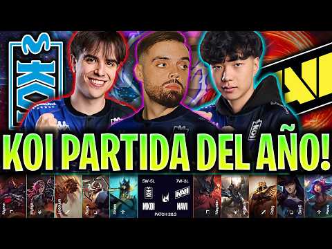 IBAI CASTEA LA PARTIDA DEL AÑO PARA KOI! 😱MUY ÉPICO!🔥 - MKOI vs NAVI LEC VERSUS 2026 ESPAÑOL IBAI