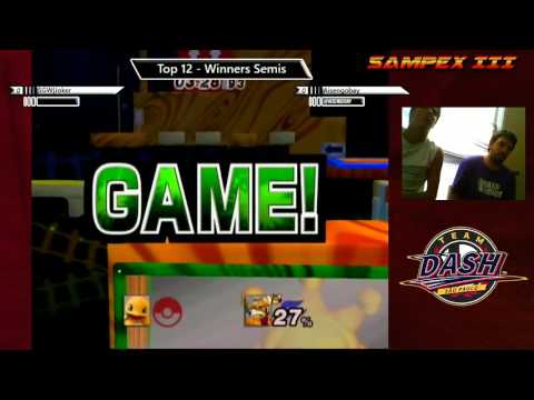 SAMPEX III Project M Winners Semi Final 02 - SGW|Joker (Squirtle) vs Aisengobay (Fox/Marth)