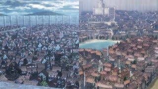 【進撃の巨人】witとMAPPAのシガンシナ区 比較 アニメ shiganshina attack on titan