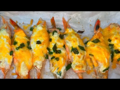Bake Shrimp with Cream Cheese.Shrimp Recipe #food #cooking #recipe