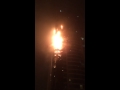 Fire in Marina Torch Tower in Dubai | Vision #1.