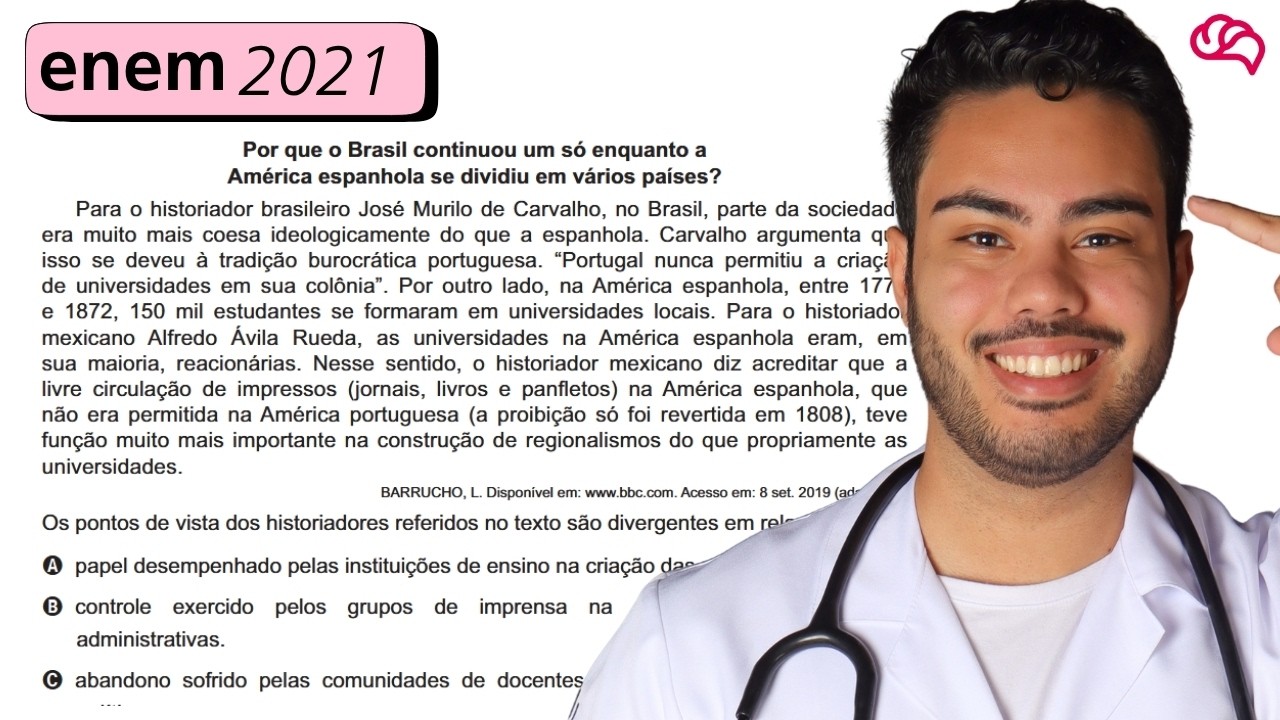 Resolução em Vídeo — Questão 77 ENEM 2021