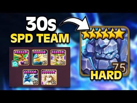 So baut Ihr das 30 Sekunden SPD TEAM | RIESEN ABGRUND HARD (Summoners War Giant Abyss hard)